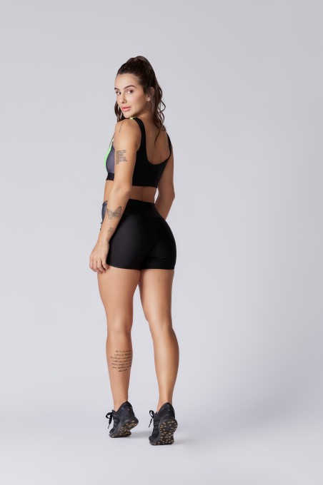 Short Beth Preto/Gris/Flash