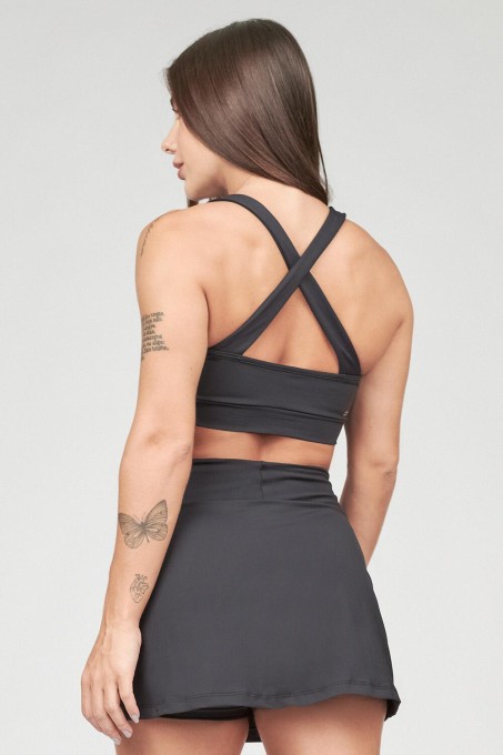 Top Lila Preto