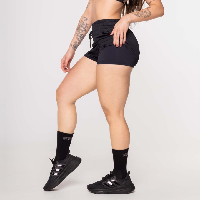 Short Harissa Preto