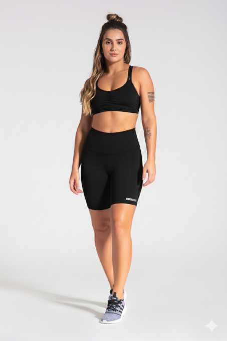 Bermuda Fitness Marcelle Preto