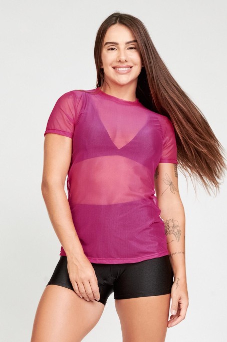 Camiseta Rapel Rosa Euforia