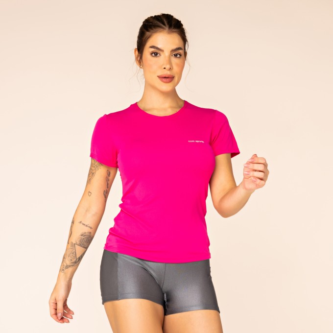 Camiseta Basic Chiclete