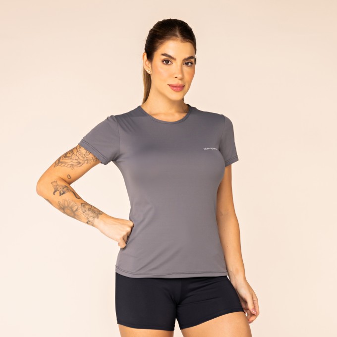 Camiseta Basic Grafite