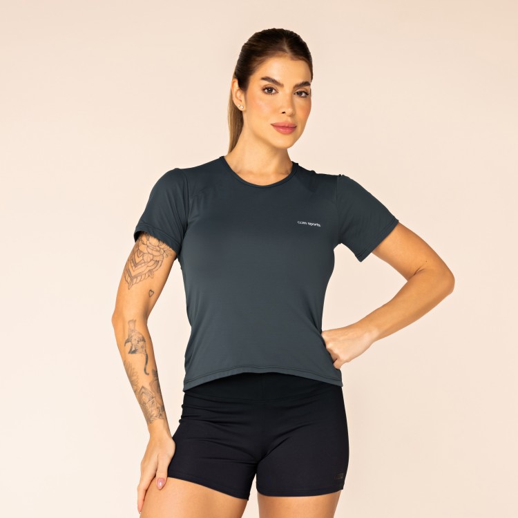 Camiseta Comfort Petróleo