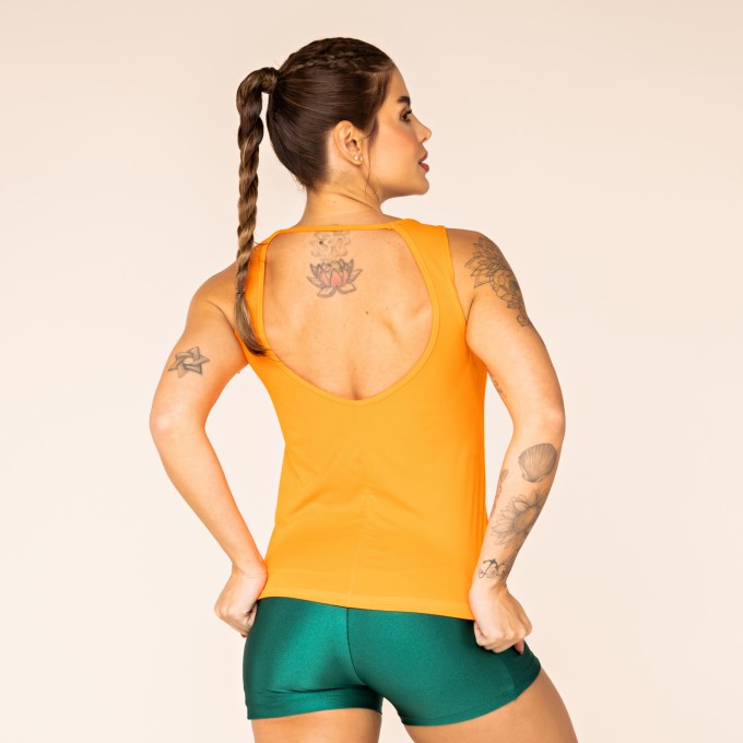 Regata Decote Laranja