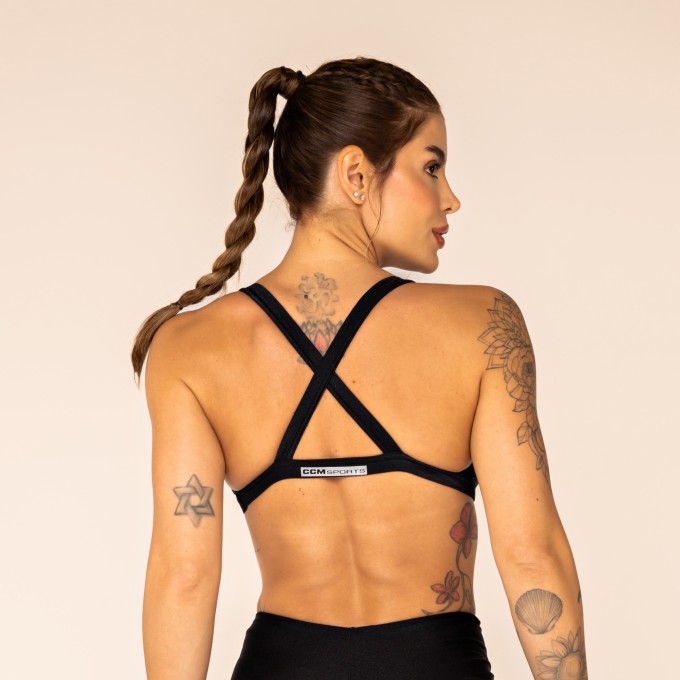Top Biquíni Preto