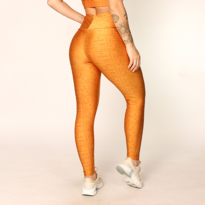Legging Fitness Confort  Logo Damasco
